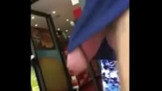 Big dick h. out gam of cut-offs in public