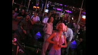 Julie Rage blonde breezy fucking on stage