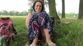 Super-cute unexperienced honey Sarah Jane masturbates in a public