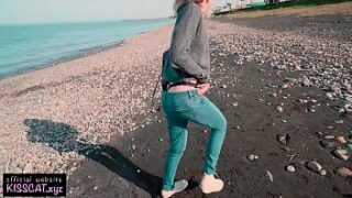 18 Honey Real Public Fuckfest in Doggystyle with Jizm in Mouth