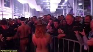 public limber girl-on-girl step-mother display