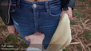 Public Hookup with Stranger at Outside for Hot Russian Dark-haired Kisscat