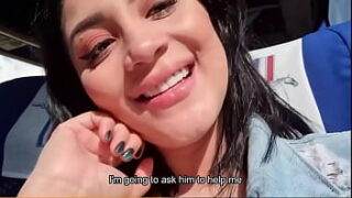 Martinasmith lets a stranger finger her lovely honeypot at the Bus