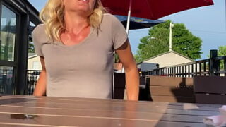 Bitchy Cougar Packs all of Her Slots in Public—CumPlayWithUs2
