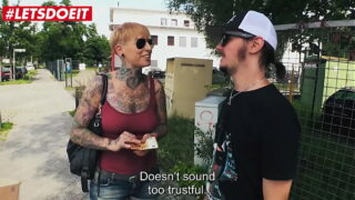 LETSDOEIT – #Lady Kinky Cat – Tattooed German MILF Join A Xxx Rail With The Berlin Van Fuck