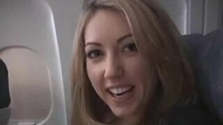 Sarah Peachez – airplane blowjob