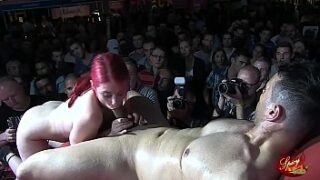 Hot stage for wet pussy