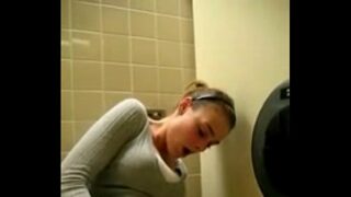she masturbating in public toliet