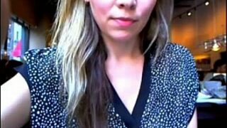 masturbating in a coffeshop