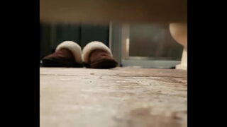 Wife caught blasting her pussy with the showerhead again