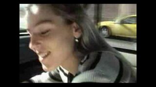 blowjob in car While He drives