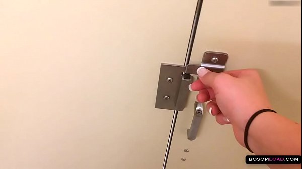 Mile high club black-haired cunny fingerblasting & big natural tits