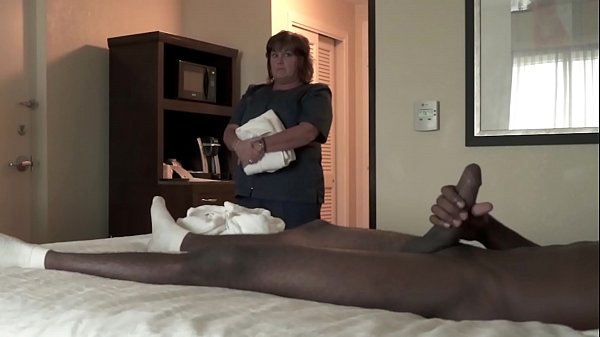 NICHE PARADE – BBW Motel Maid Strokes Big Black Trunk With Milky Palms