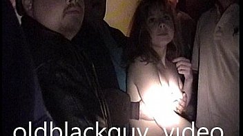 oldblackguy takes debbie inwards the adult theater