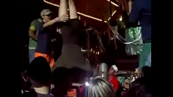 ENF – Exposed Tits At Soiree Spinning Upside Down