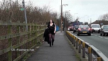 Emmas bbw flashing and unexperienced public nakedness of masturbating chick next door solo