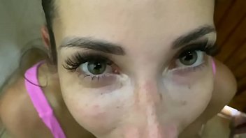 My best friend Clea Gaultier bj’s my hubby and make him come in her mouth