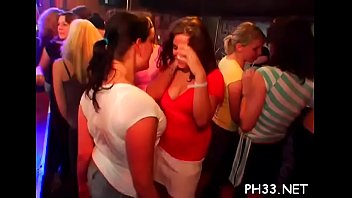 Group wild fuck-fest patty at night club dicks and pusses each where