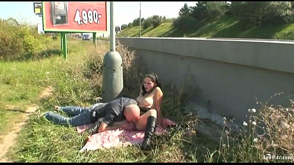 Crazy Duo Public Orgy Roadside