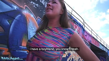 Public Agent Dark-haired Honey Elisa Tiger Gets Screwed Hard in Public