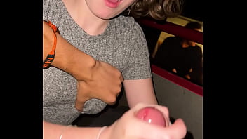 Real romp in public at the cinema with Darcy Dark. Blowage and romp right in the hall. Big spunk-pump onanism.