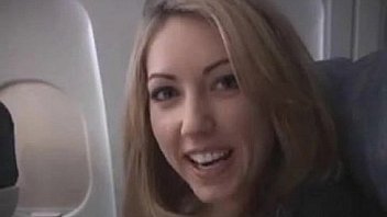 Sarah Peachez – airplane blowjob