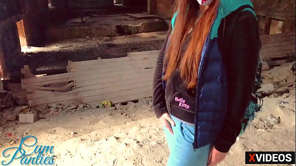 CUM IN PANTIES IN THE OLD MANOR