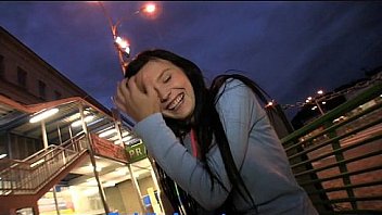 PublicAgent Timea looks great in underwear and sucking my cock.