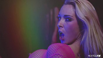 FFM threesome in a bar