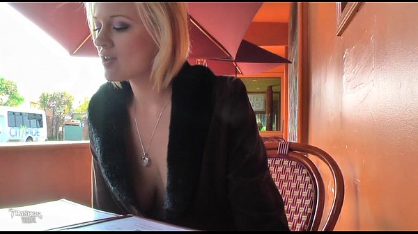 Jasmine Jolie Exposed in Public Cafe by letat 1