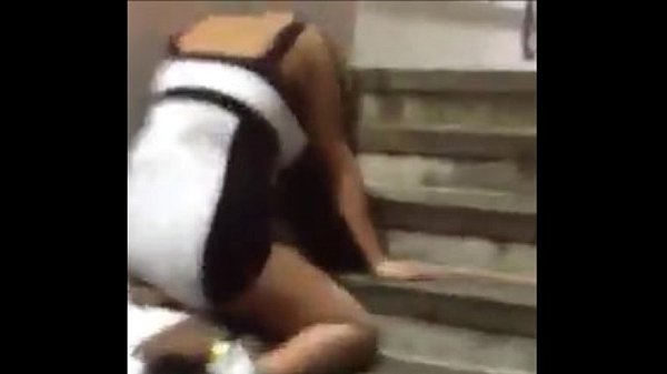 Man Gets Caught Giving Girl Oral Sex In Public