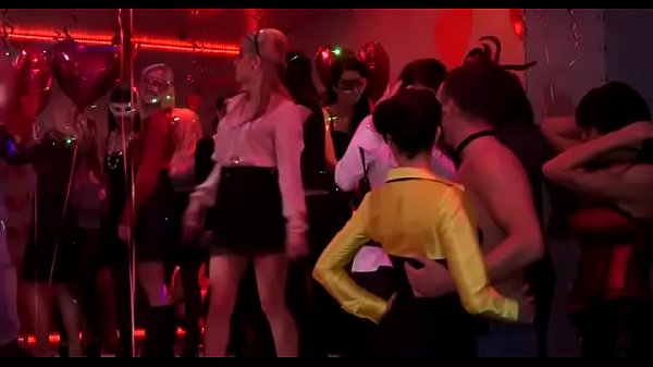 Beautiful gals are sharing their luscious tits during party