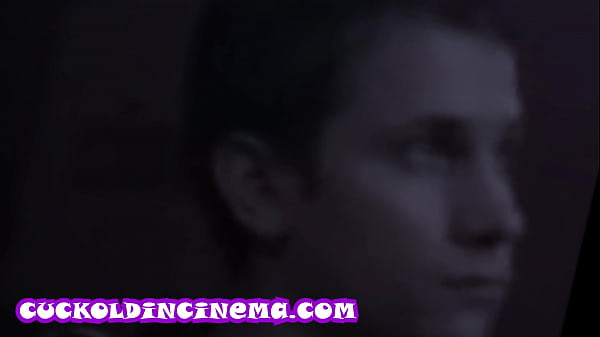 Cuckold in Cinema: Stunning Blonde with Huge Boobs in the hands of strangers !!!