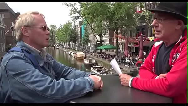 Horny grandad takes a tour in amsterdam’s redlight district