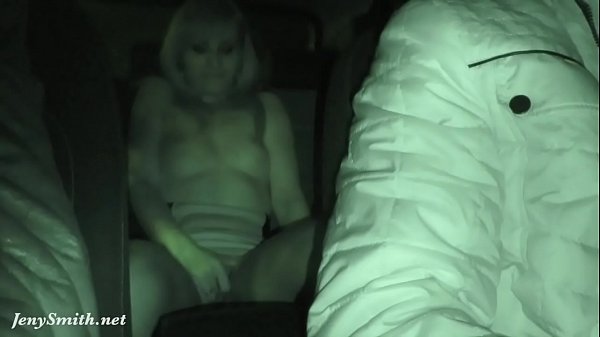Jeny Smith has being caught naked on a back seat of taxi