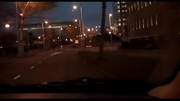 Man has fun in amsterdam