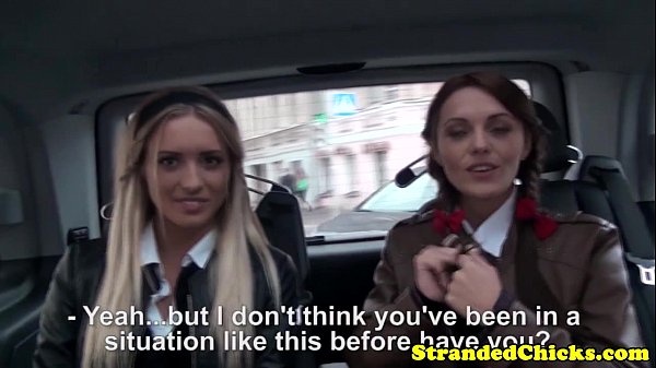 Stranded european schoolgirls suck dick pov