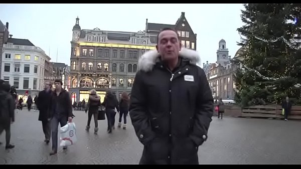 Stunning babe gets screwed hardcore style in amsterdam