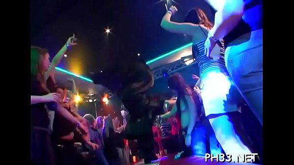 Bitches found small dick to suck in club and playing with like a toy