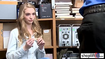 Hot Russian young girl caught by a bad cop