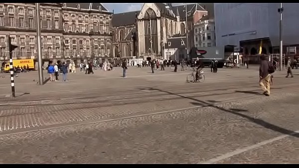 Gorgeous amsterdam rides a large hard 10-pounder passionately